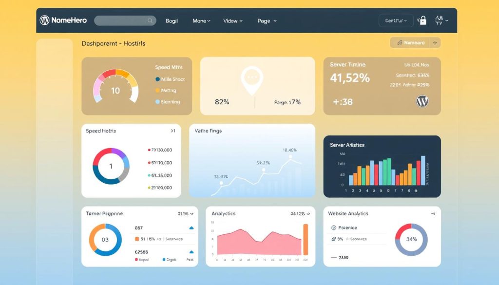 NameHero WordPress Hosting Dashboard